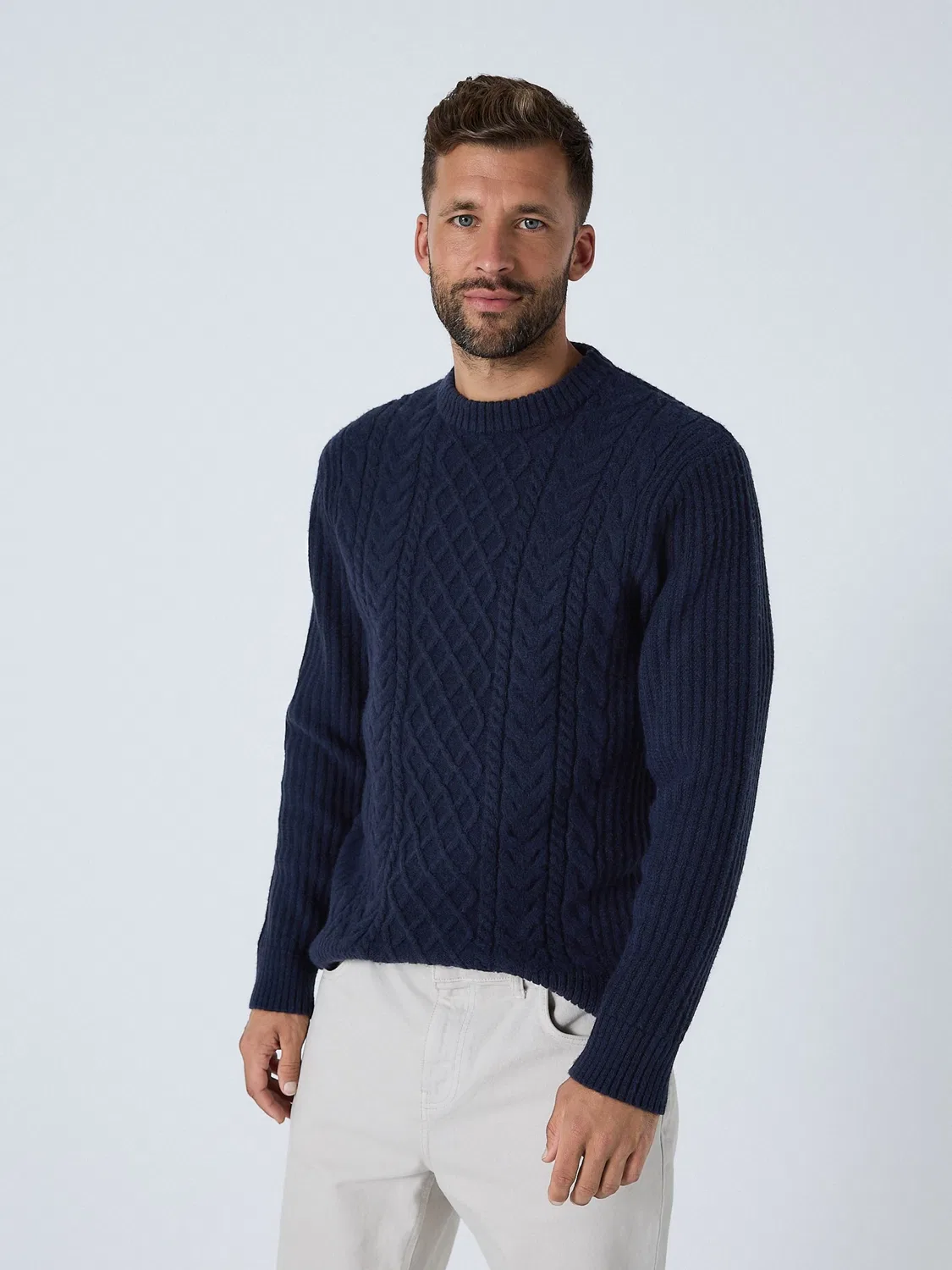 Свитер 'Aran' Next, Dark Blue — фото 2
