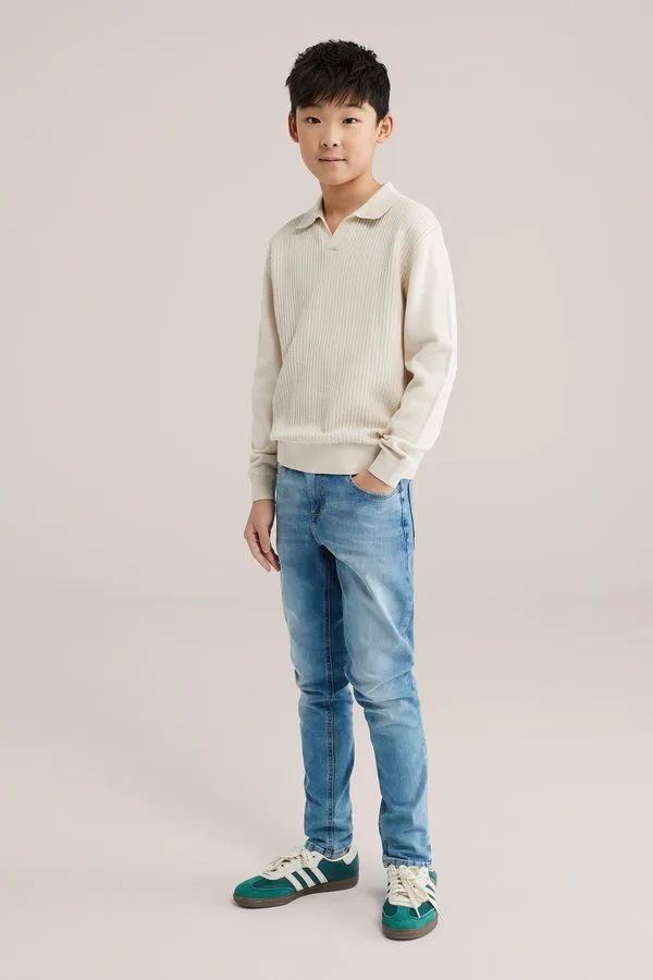 Джинсы ridge зауженного кроя We Fashion, Blue