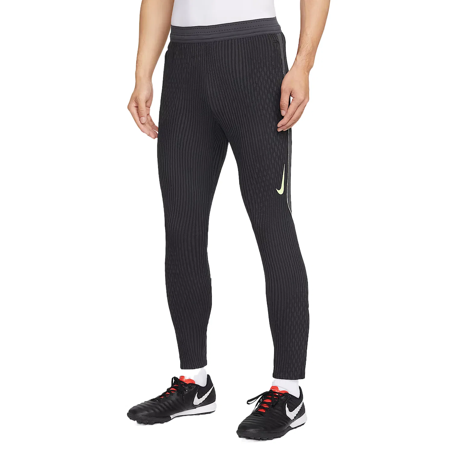 Мужские штаны Dri Fit Quick Dry Nike, Dark Smoke Gray/Black/Light Yellow Green/Light Yellow Green