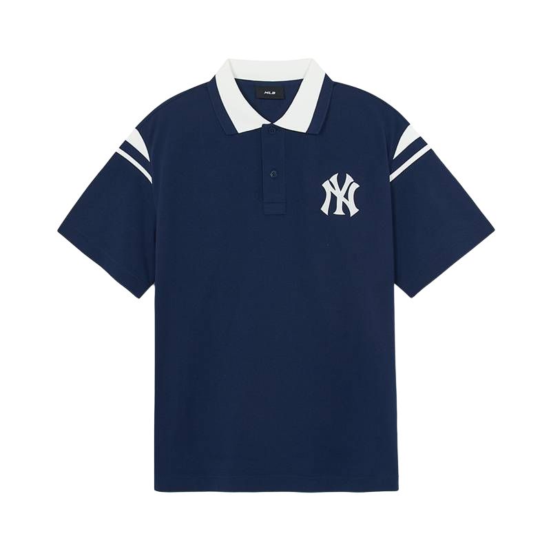 

Футболка поло New York Yankees SS25 унисекс MLB, синий
