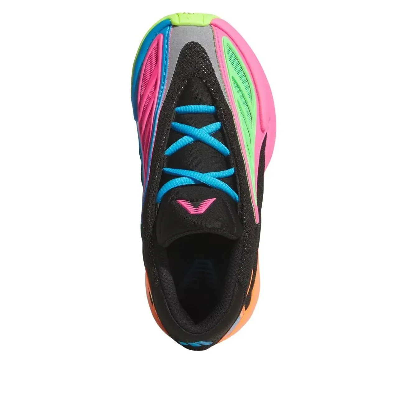 Кроссовки (PS) Adidas Anthony Edwards 2 C 'Black Lucid Lemon' — фото 2
