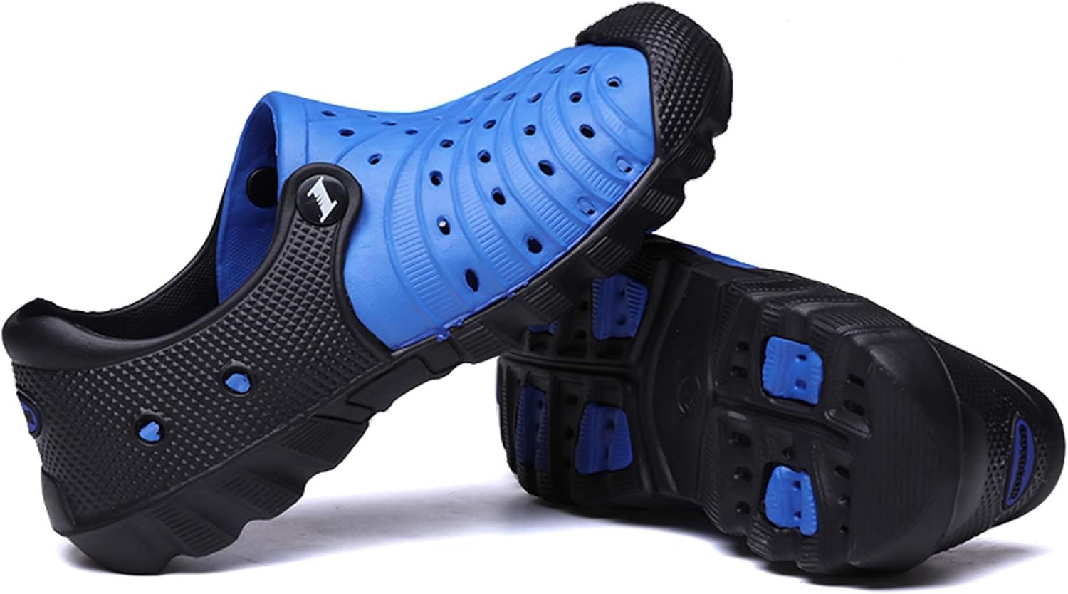 

Летние мужские шлепанцы с широким отверстием, противоскользящие, повседневные пляжные обувь для бродьбы по воде Dzbajrqm, синий