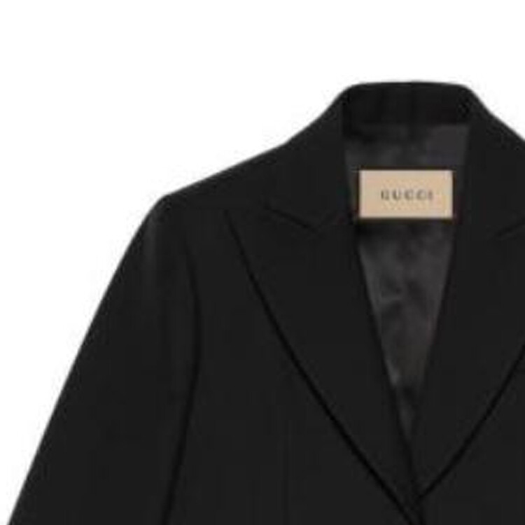 Деловой костюм женский Gucci Классический крой, Элегантный стиль, Черный — фото 2