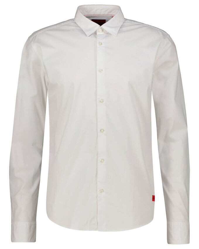 

Рубашка узкого кроя Ermo Hugo, белый