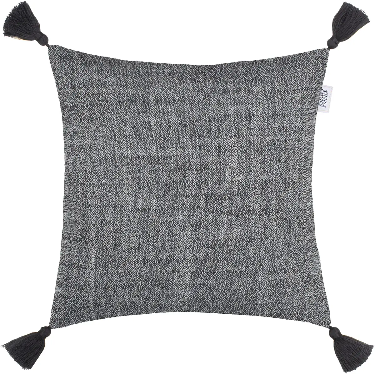 

SCHÖNER WOHNEN коллекция декоративная подушка "Бохо", с кисточками, 35x35 см SCHÖNER WOHNEN-KOLLEKTION 45х45 см, черный/антрацит/шифер
