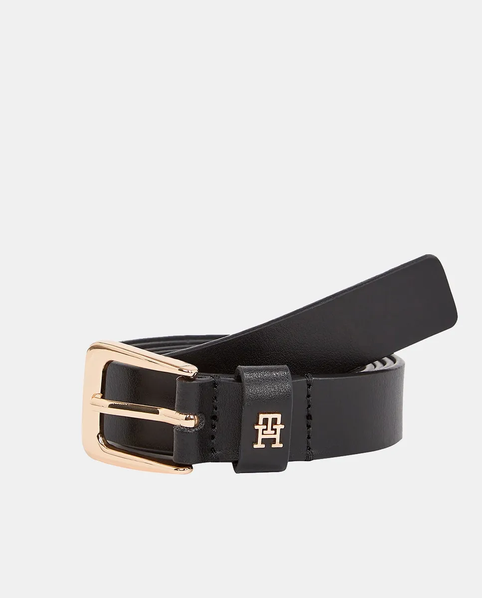 

Черный кожаный ремень Tommy Hilfiger