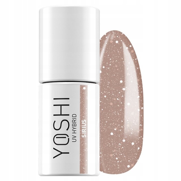 

Гибридный лак для ногтей YOSHI Galaxy Sirius с блестками шампанского 6 мл - 523 SEOL Cosmetics