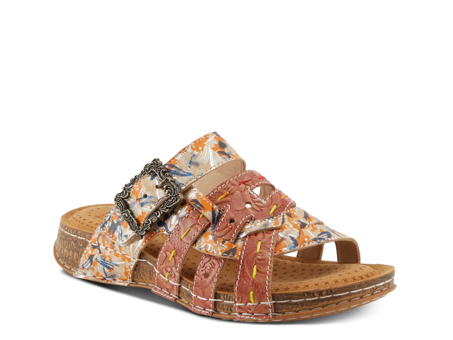 Сандалии Calamityjay Wedge Sandal L'Artiste By Spring Step, серо-коричневый
