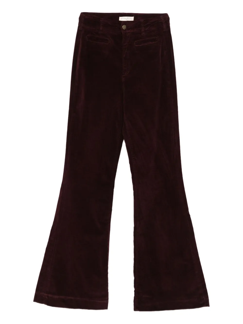 

Вельветовые расклешенные брюки Maison Hotel, красный