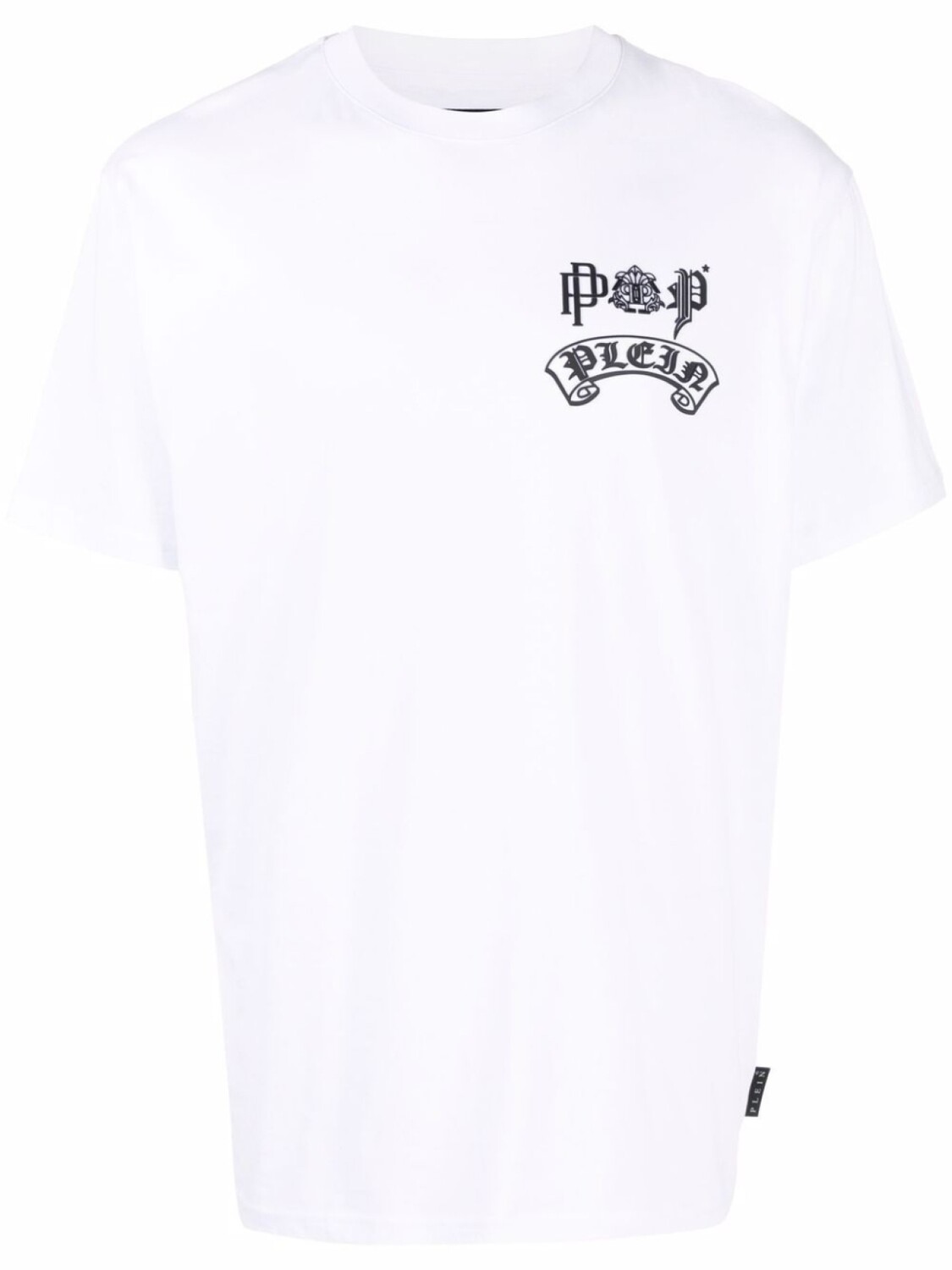 

Philipp Plein футболка с логотипом Gothic Plein, белый