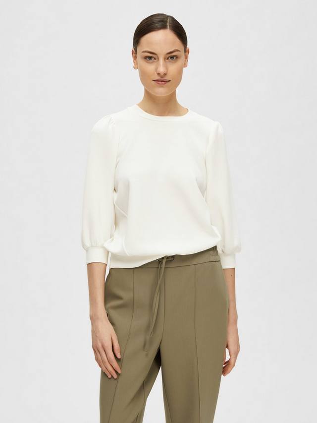 

Тенни свитер с пышными рукавами из TENCEL Modal Selected