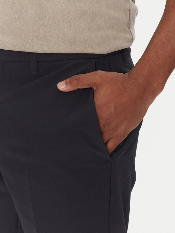 Шорты облегающего кроя из ткани S_Commuter_10.5 Inch 50540337 Boss, синий — фото 4
