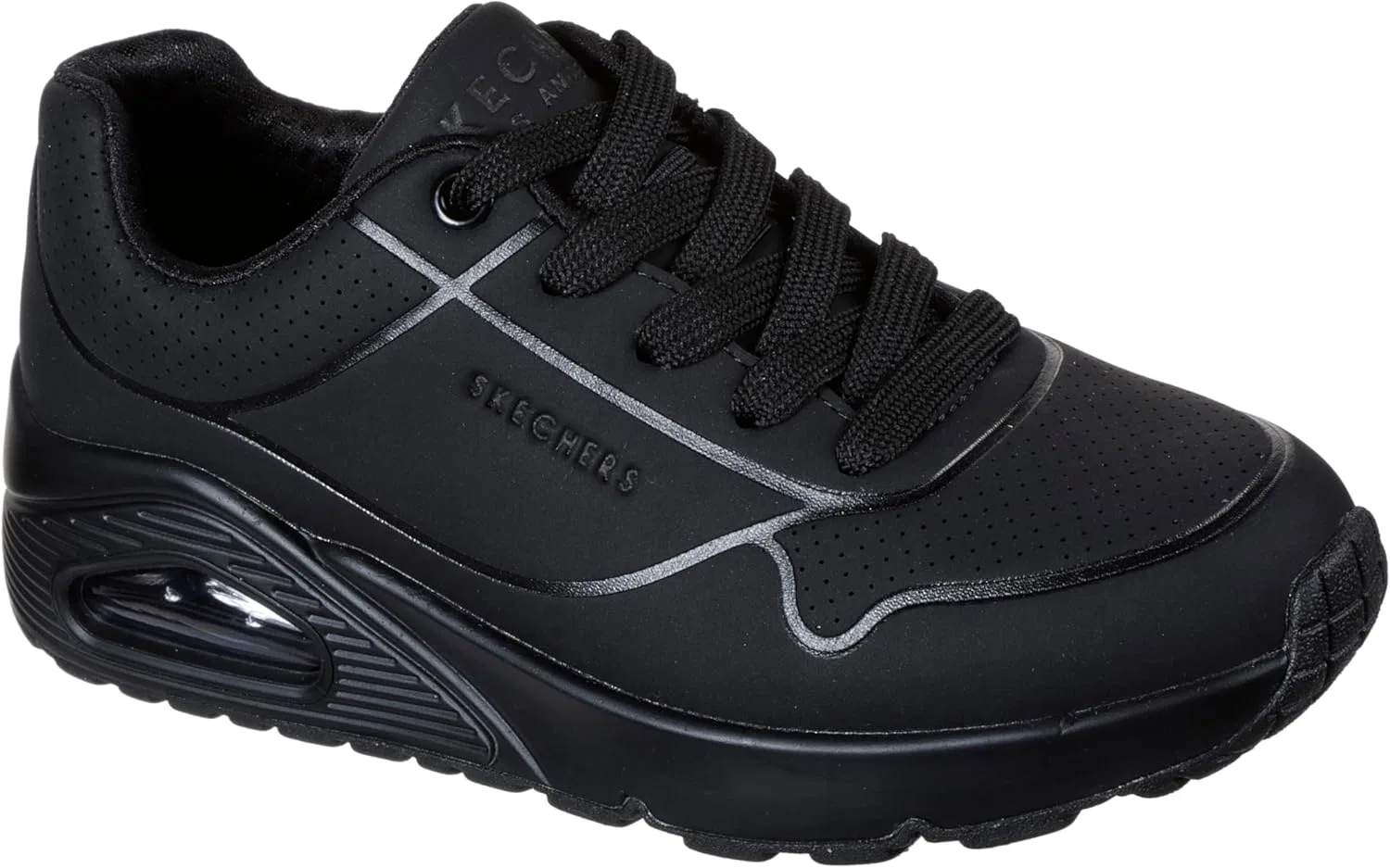 Детские кроссовки Skechers UNO Stand On Air 403674l, Black Synthetic Trim — фото 2