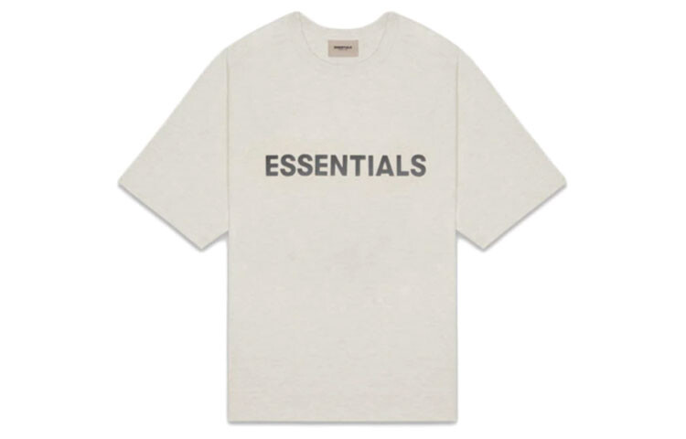 

Футболка Ss20 мужская овсяная Fear Of God Essentials, светло-бежевый
