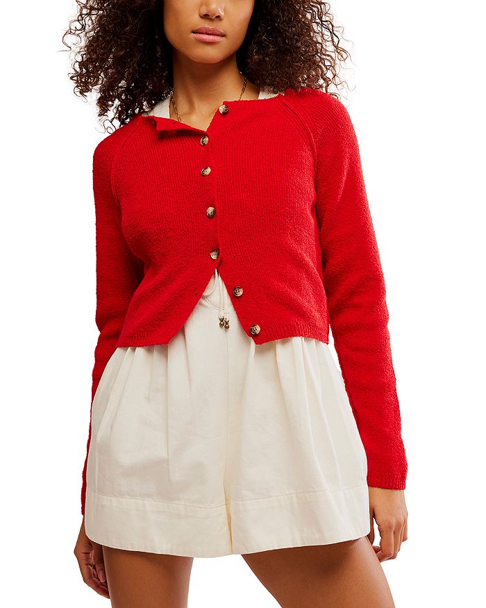 

Кардиган укороченный Sydney Free People, красный
