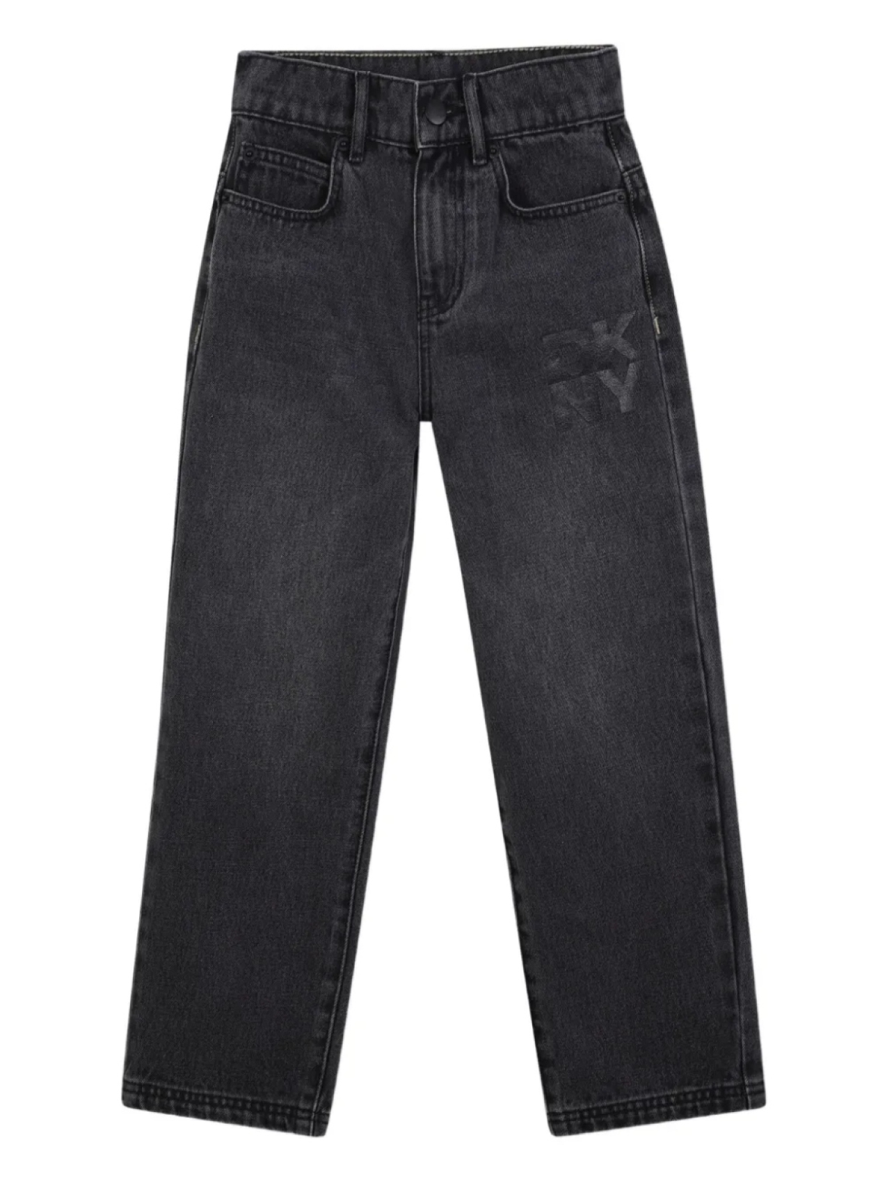 

Dkny Kids джинсы с вышитым логотипом, черный
