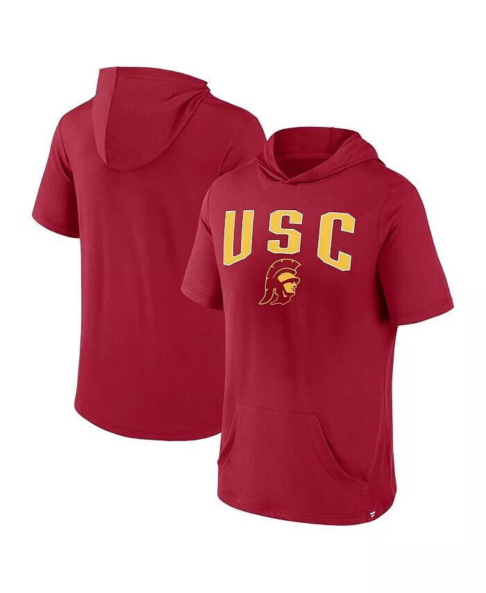 

Мужская футболка с капюшоном Cardinal USC Trojans Outline Lower Arch Fanatics