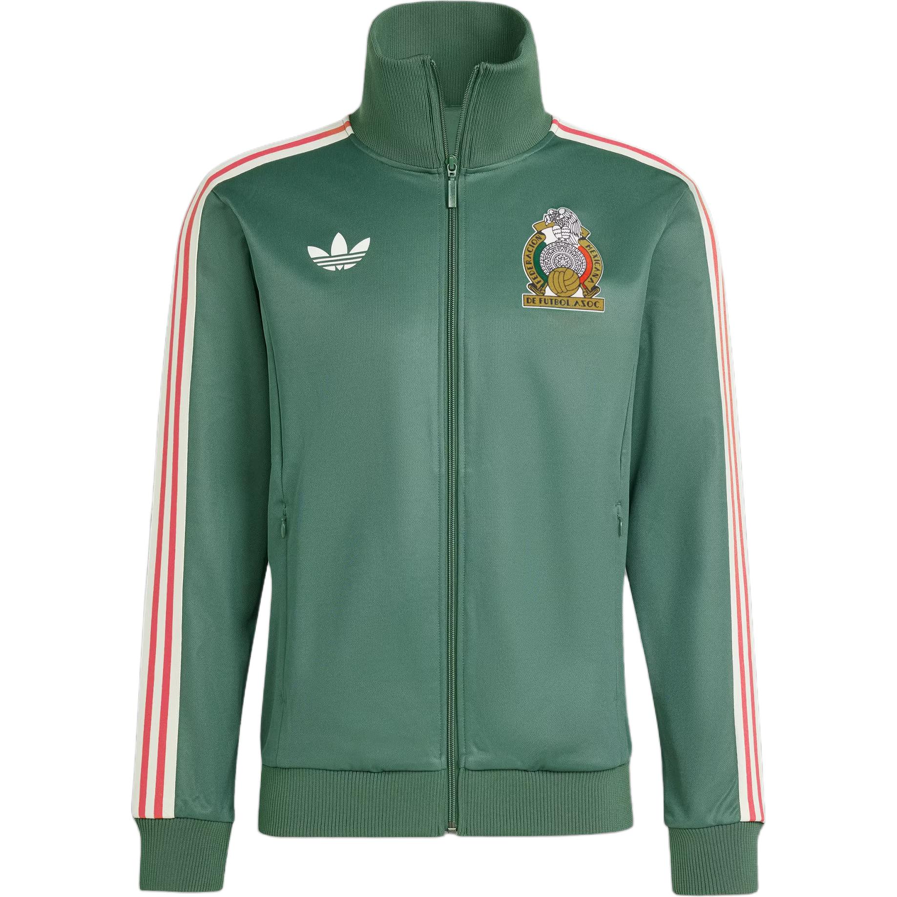 Adidas Originals Мексика Беккенбауэр Тренировочная Куртка Зеленый, Окисленный Зеленый — фото 4