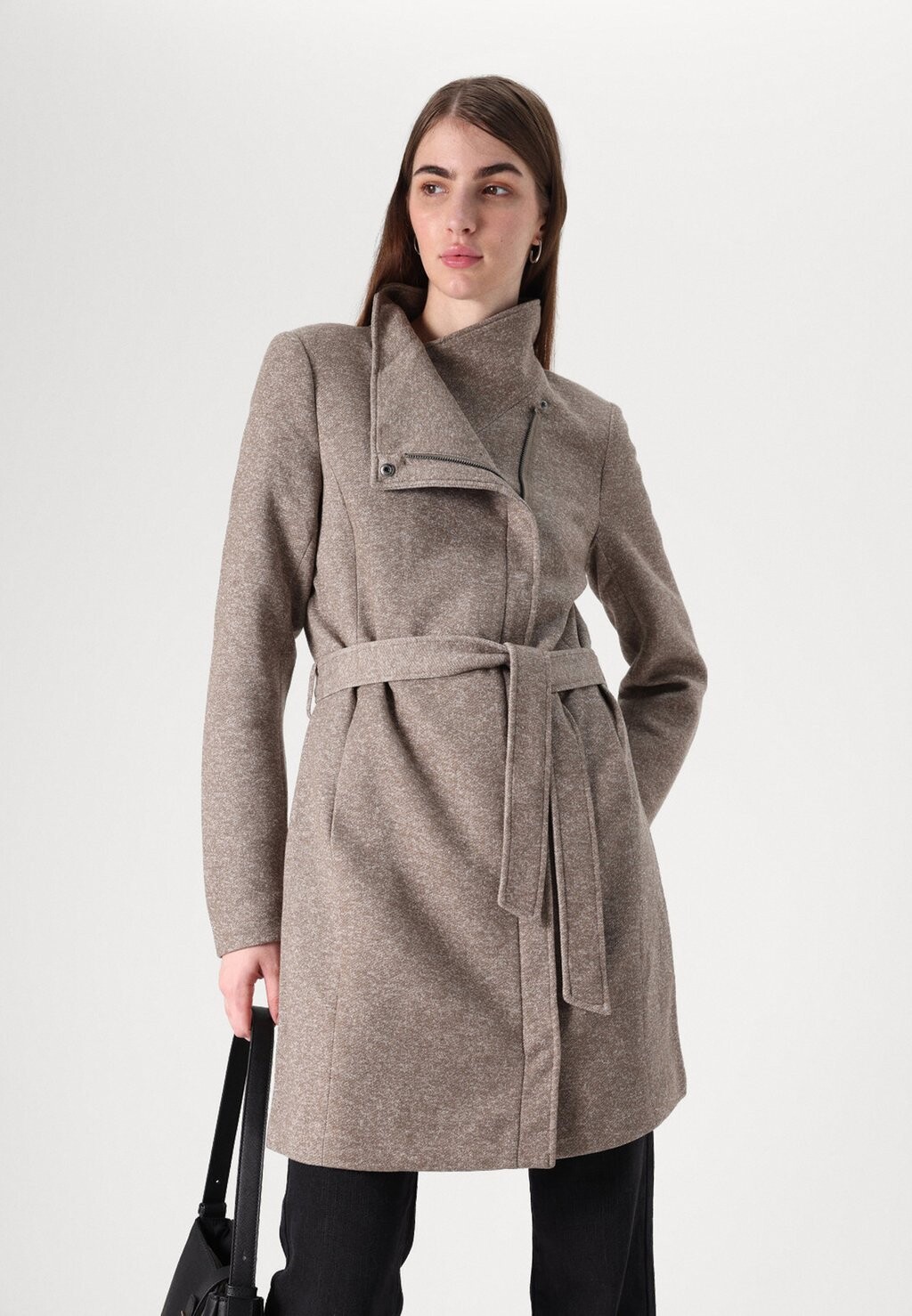 

Классическое пальто ONLELLI LIGHT COAT ONLY Tall, темно-коричневый