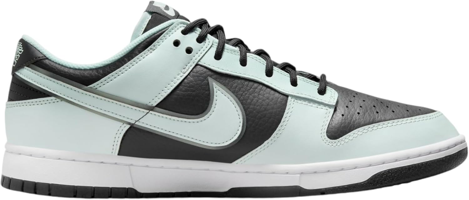 Мужские кроссовки Nike Dunk Low Retro PRM, белый/зеленый/серый — фото 3