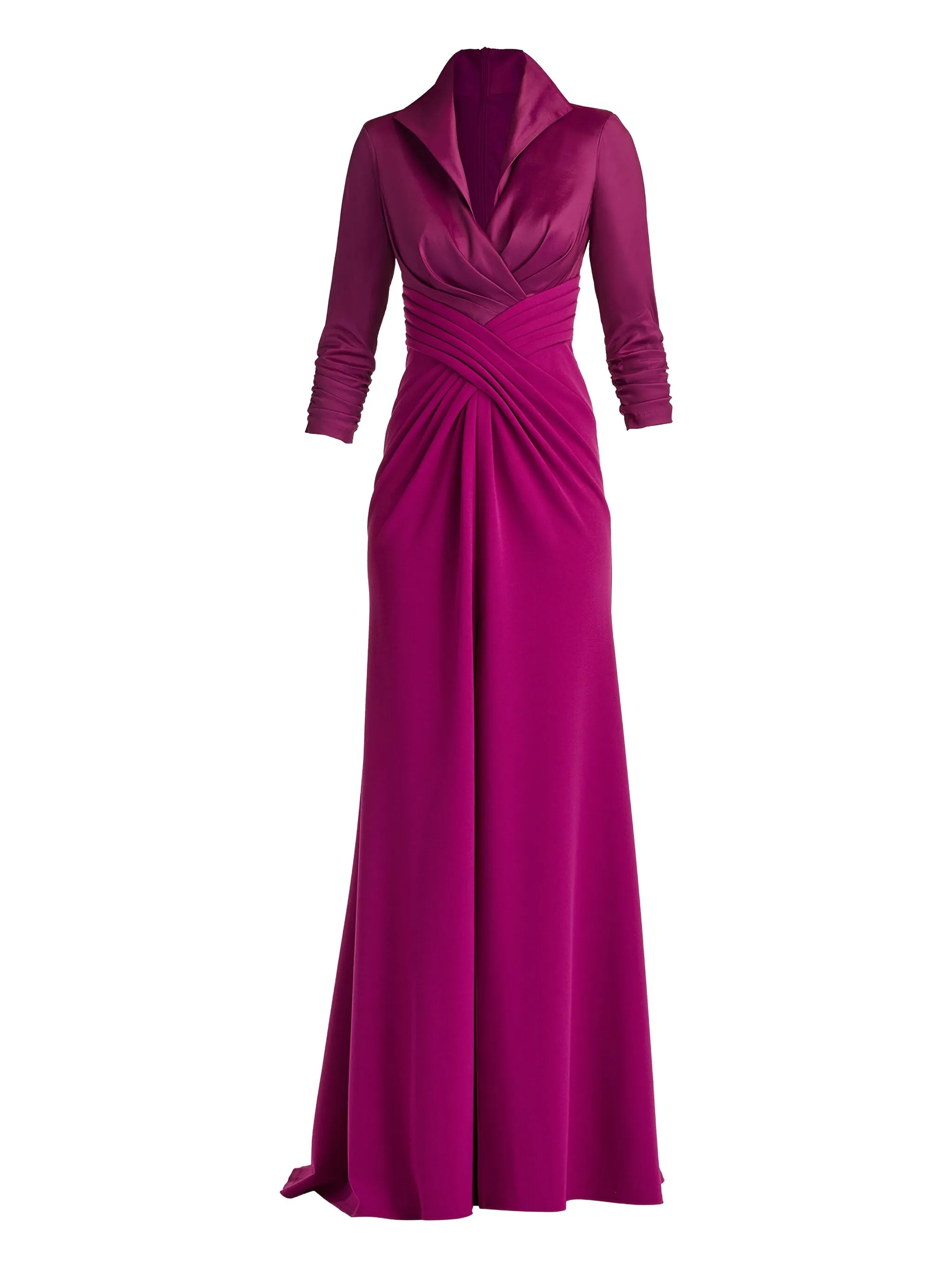 

Вечернее платье с драпировкой Tadashi Shoji, фиолетовый