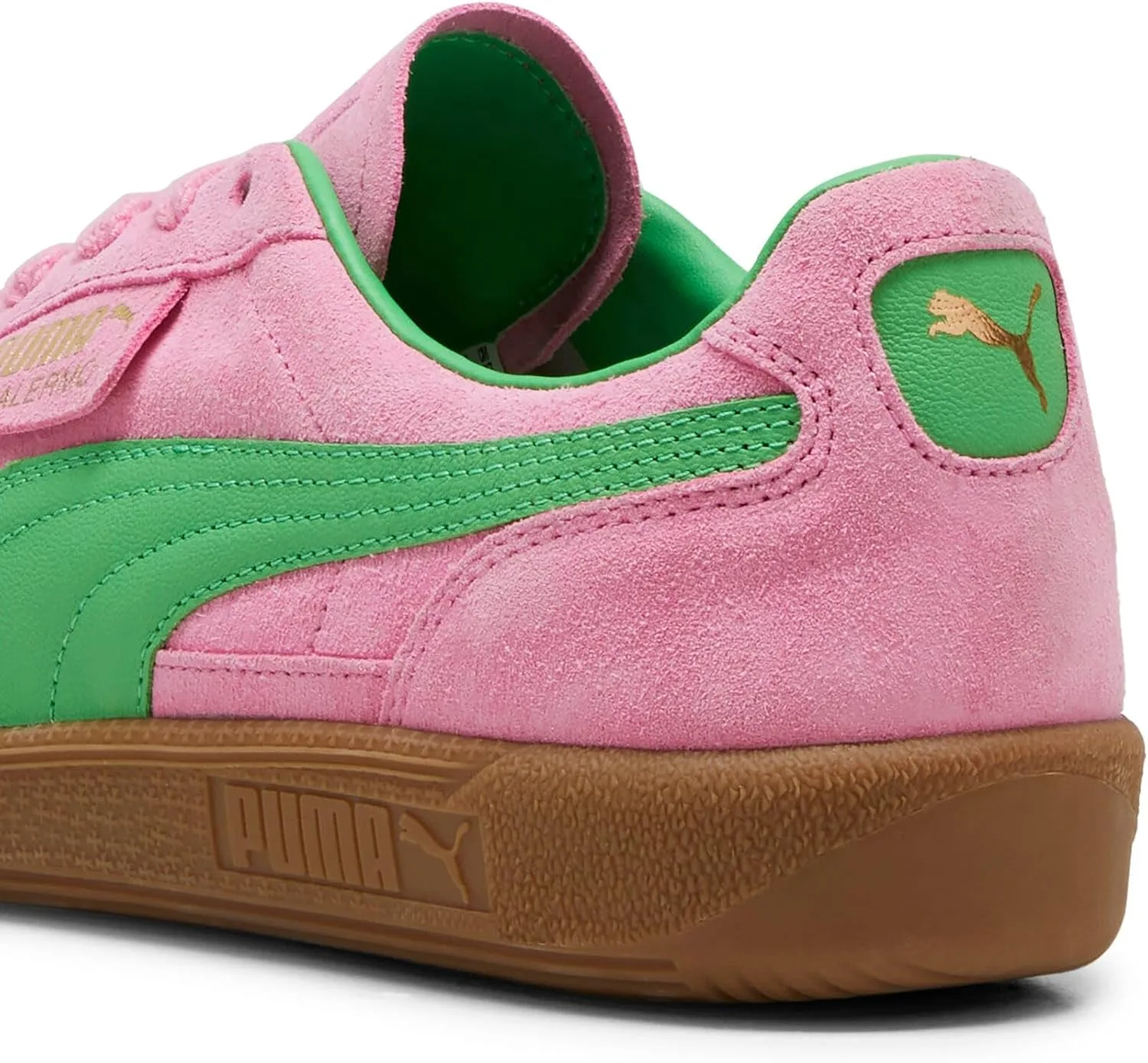 Мужские кроссовки Puma Palermo, зеленый/розовый — фото 4