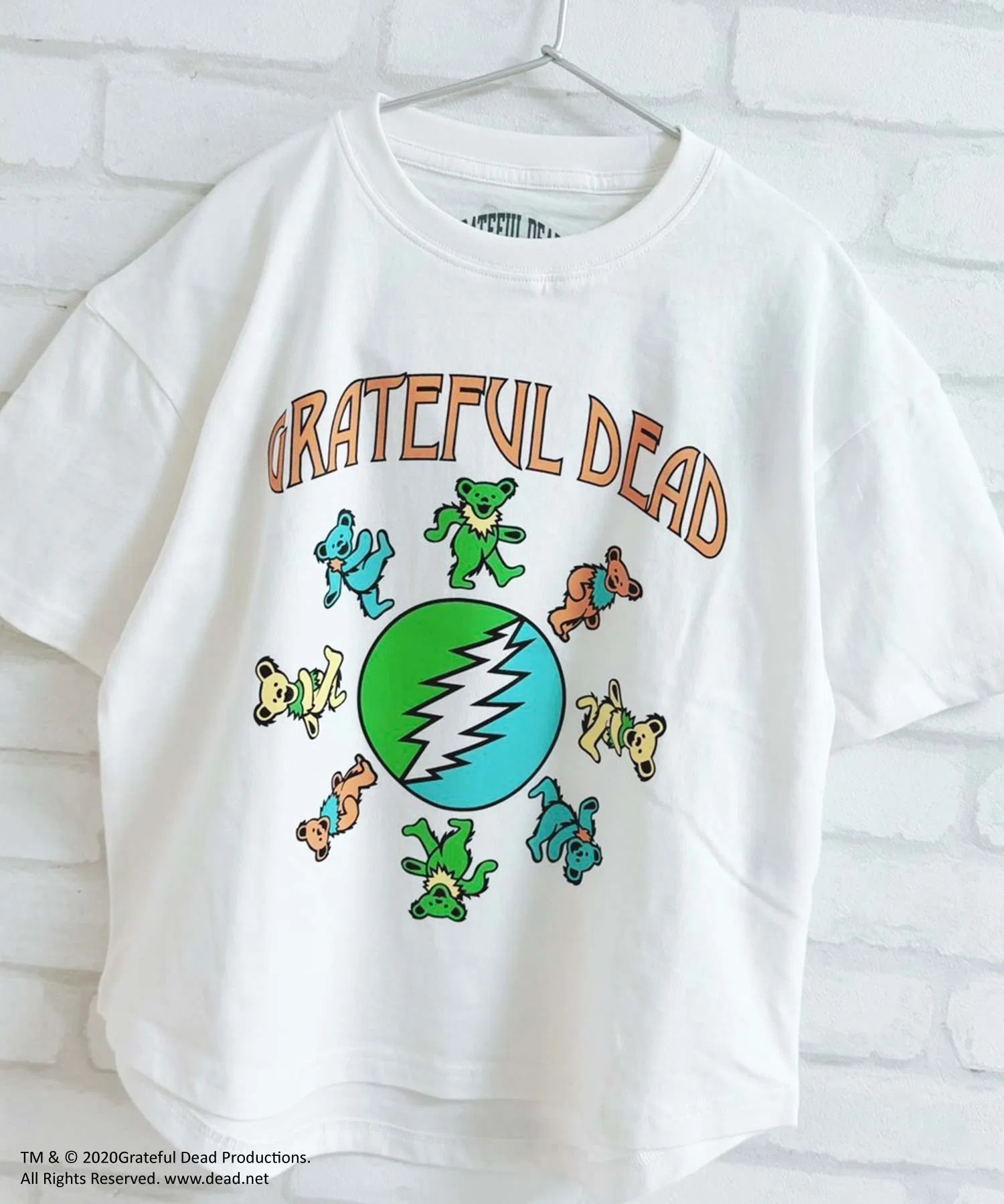 Детская футболка Grateful Dead с принтом "Танцующие медведи"