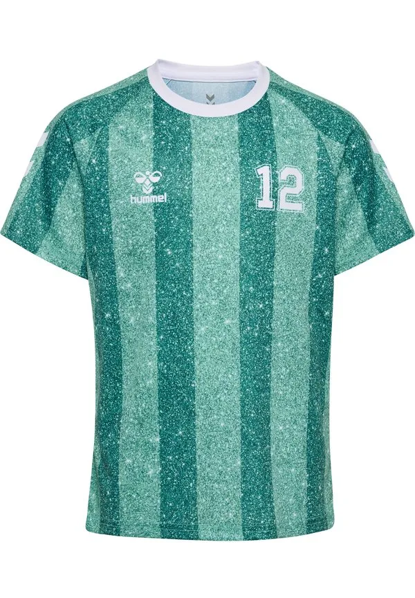 Футболка hummel hmlshimmer с коротким рукавом, с принтом Hummel, June Bug