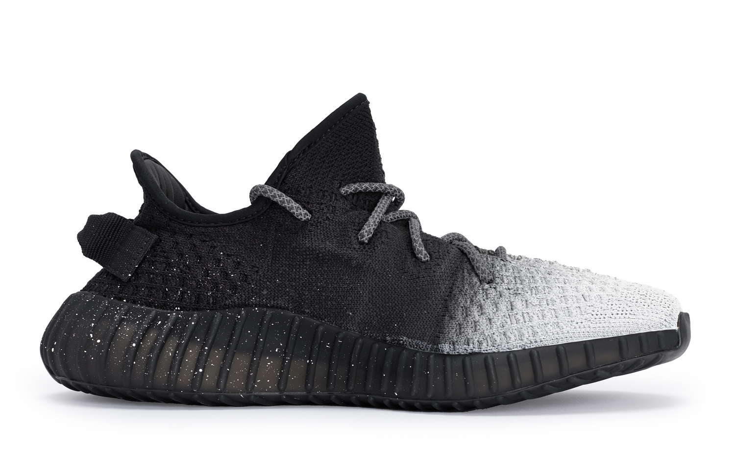 Adidas Originals Yeezy Boost 350 V2 повседневные кроссовки унисекс низкие бело-черные белые, цвет Black White — фото 4