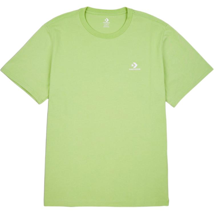 

Футболка Unisex Go To с вышивкой звезд и шевроном, ярко-зеленая Converse