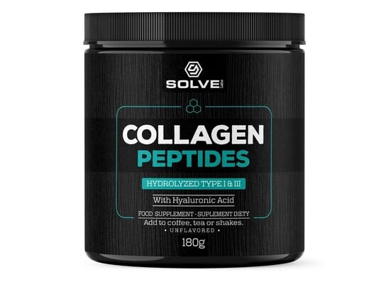 

Solve Labs, Collagen (порошок гидролизованного коллагена) тип 1 и 3 180 г