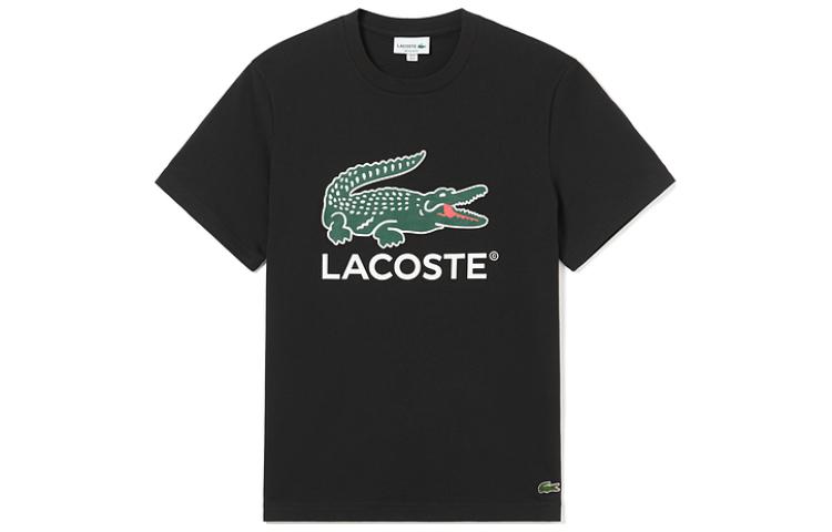 Футболка с логотипом LACOSTE, серебро серый — фото 3
