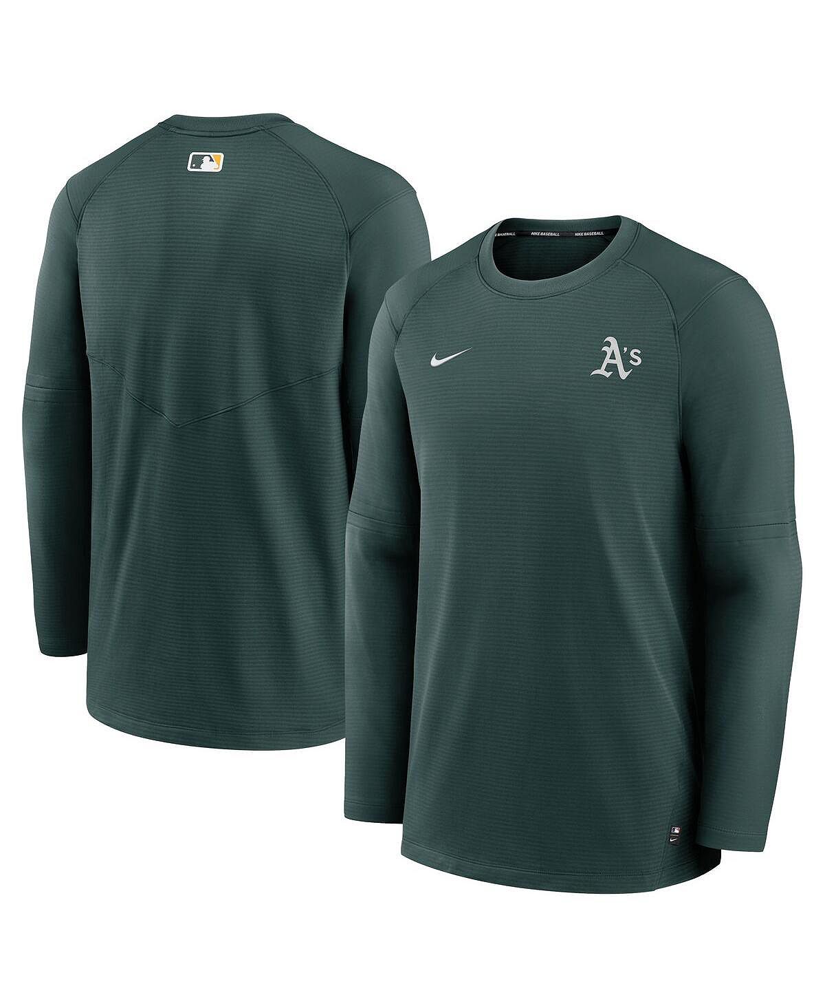 

Мужская зеленая футболка с длинным рукавом и логотипом Oakland Athletics Authentic Collection Performance Nike, Зеленый, Мужская зеленая футболка с длинным рукавом и логотипом Oakland Athletics Authentic Collection Performance Nike