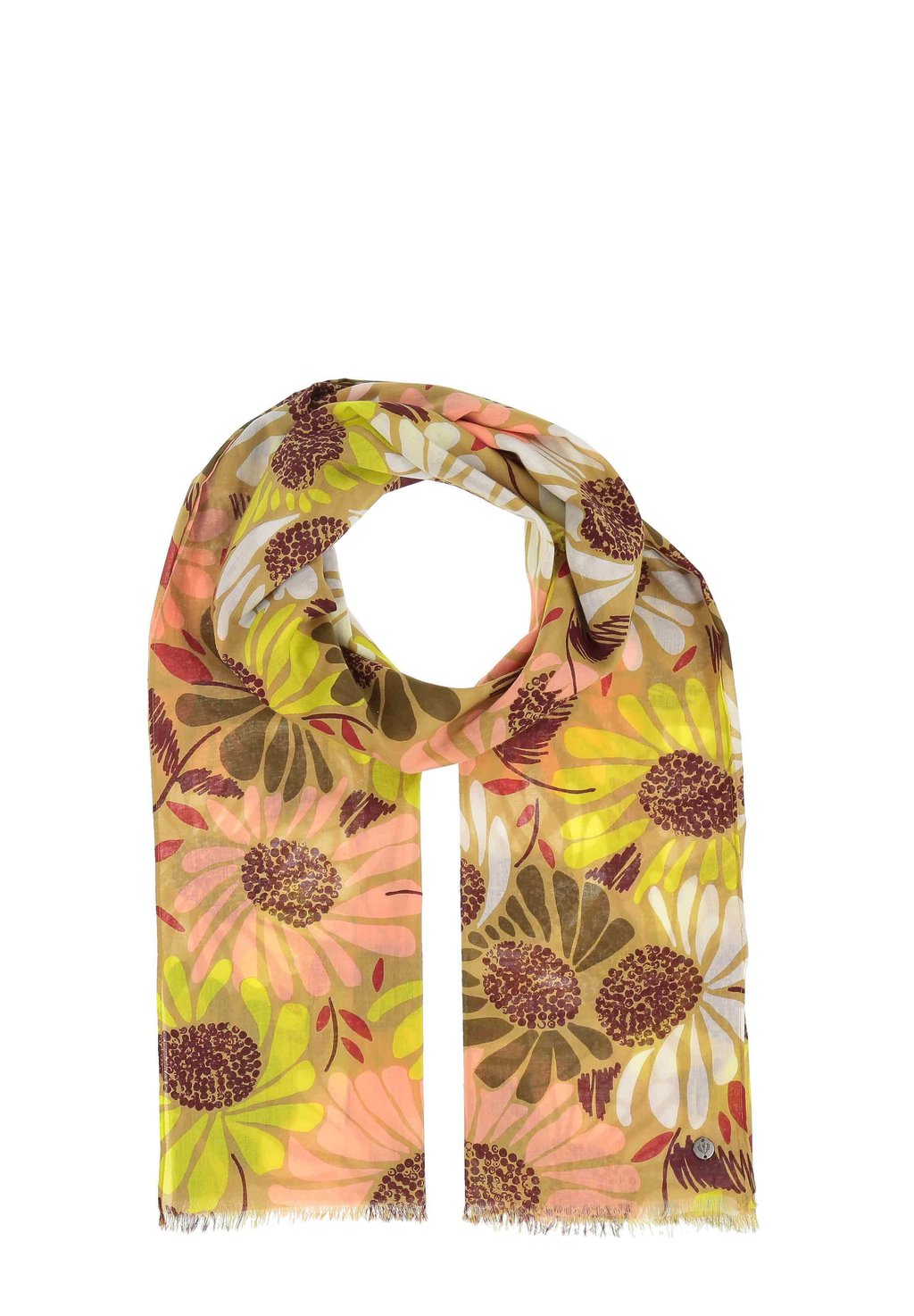 

Шарф XL FLOWER FRAAS, золотистый
