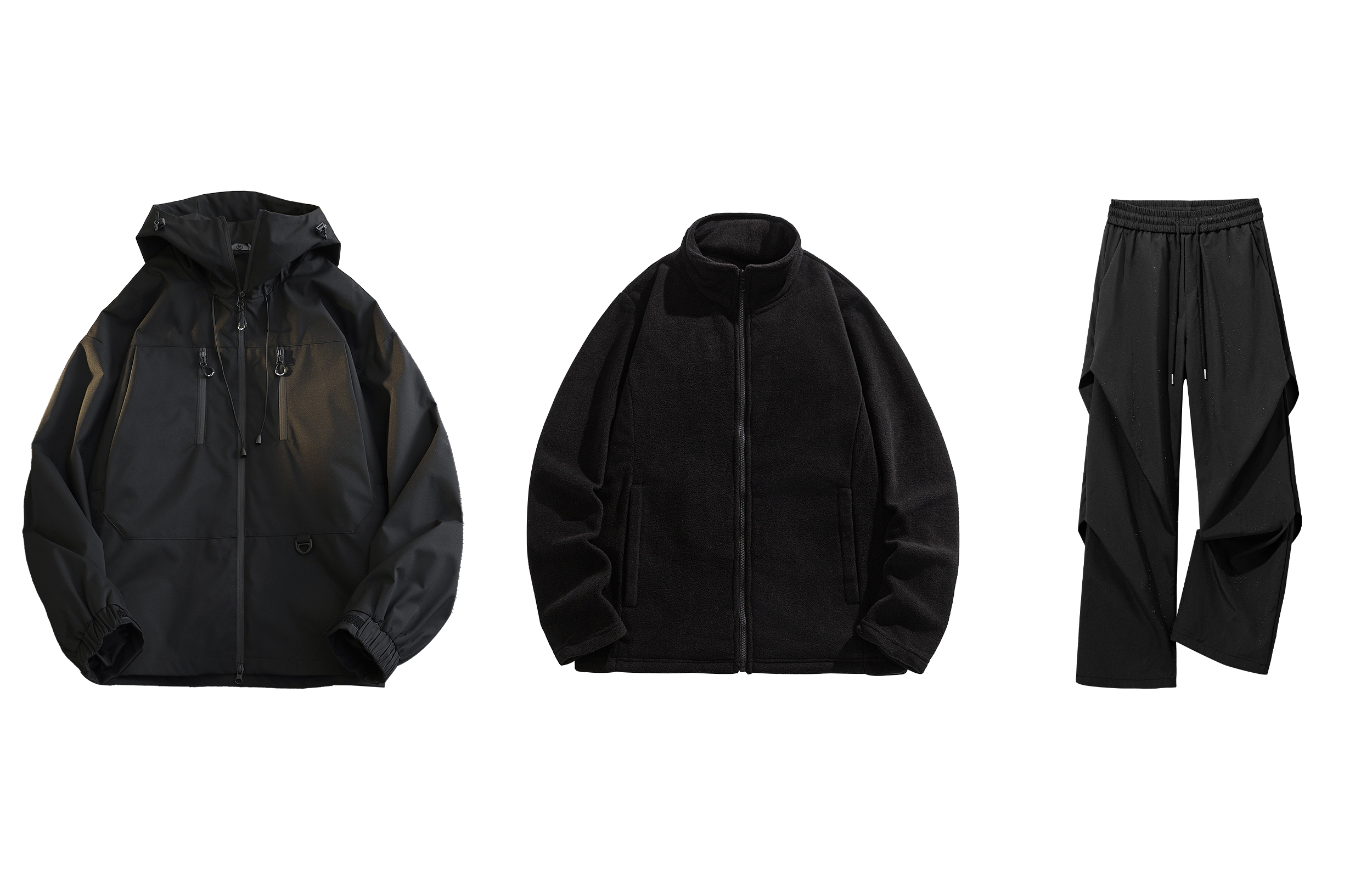 

WARRIOR Куртка Unisex, Black+Black+Black[3-in-1 Waterproof Clothing Sets]