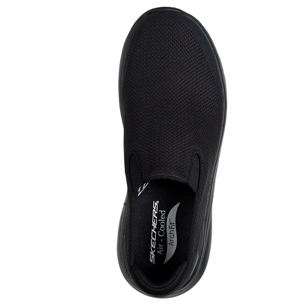 Кроссовки Skechers Go Walk Arch Fit N-Joy Talen slip-on shoes, черный — фото 4