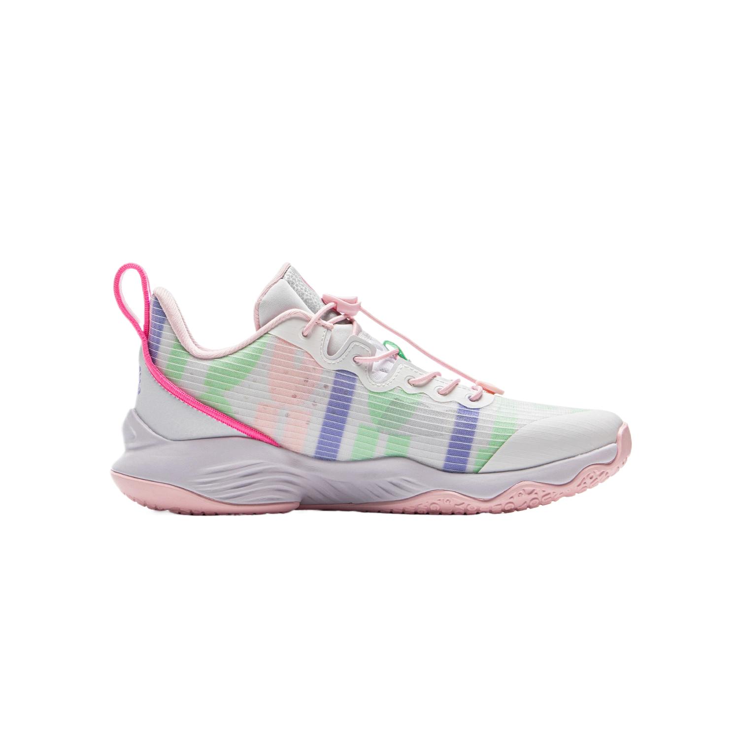 LINING YOUNG Детские баскетбольные кроссовки Slip-Resistant Low-Top Standard White Kids — фото 3