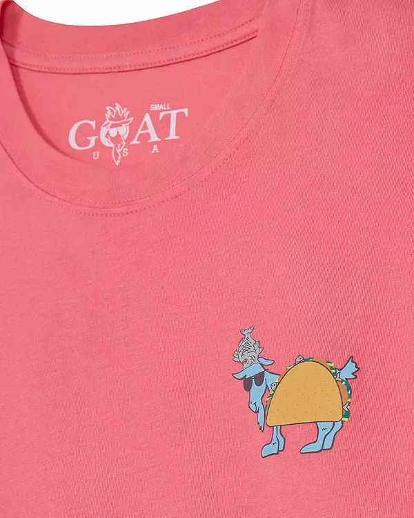 Футболка с принтом рыбных тако - для детей постарше. Goat Usa, Salmon — фото 3