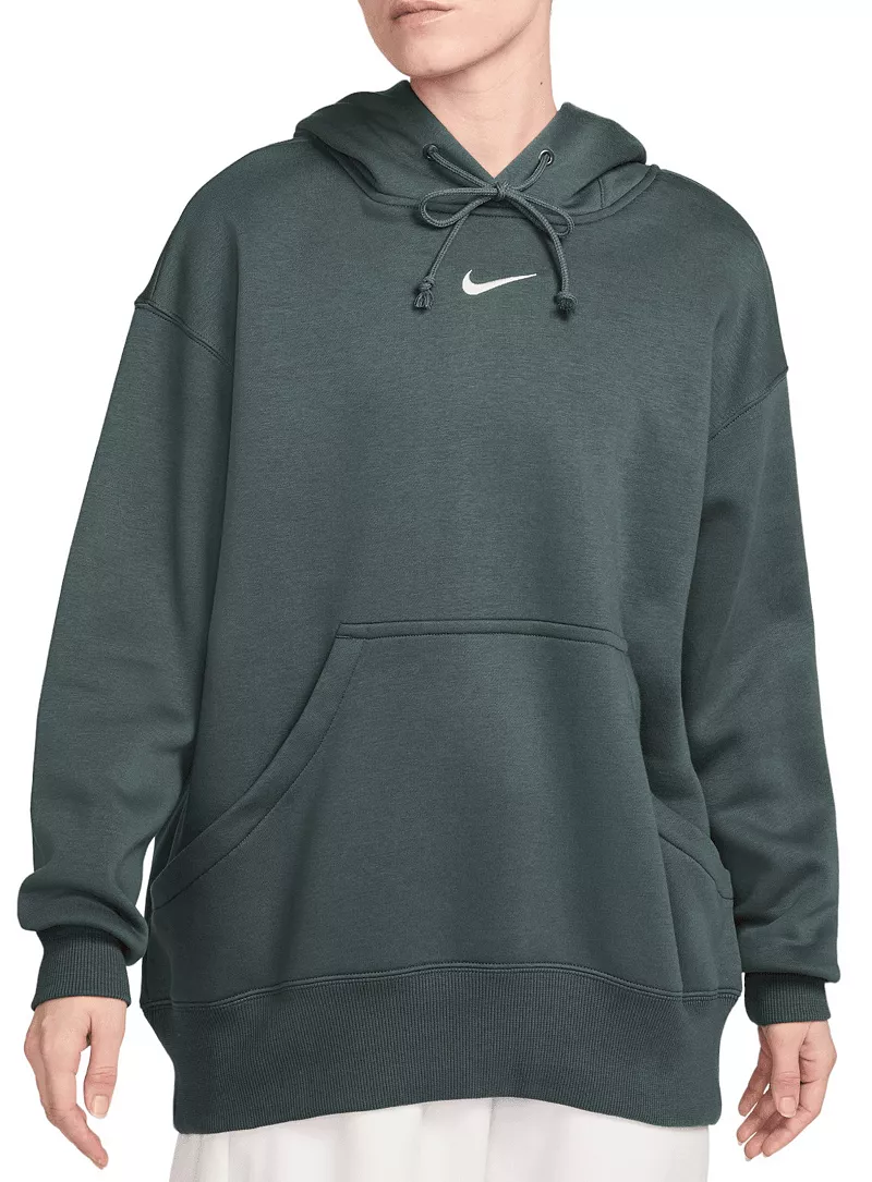 

Женский свободный пуловер с капюшоном из флиса Nike Sportswear Phoenix, цвет Vintage Green
