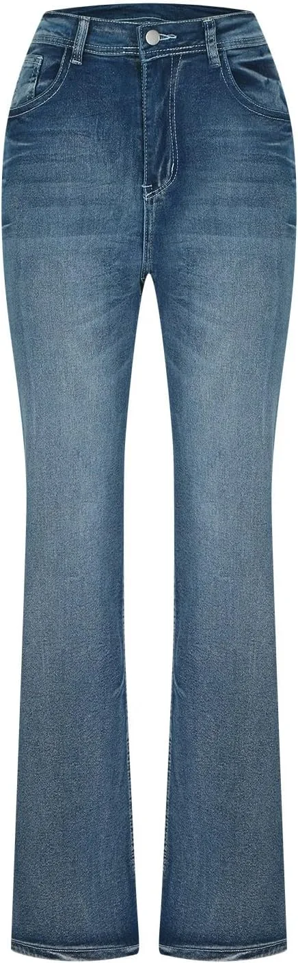 Женские джинсы low rise slim fit straight leg — фото 4