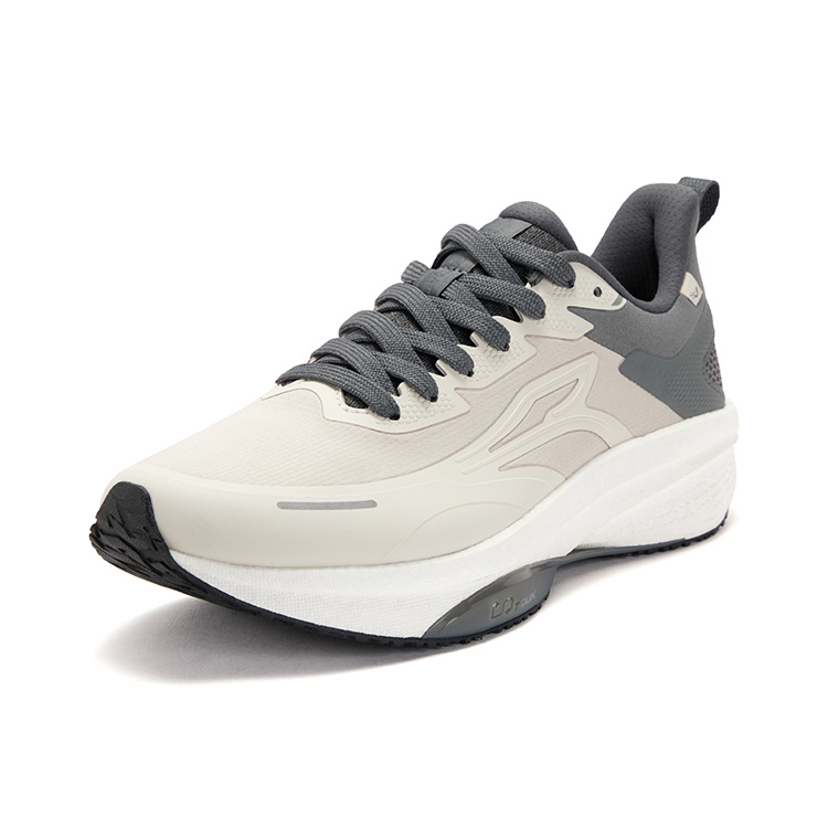 361° Кроссовки для тренировок и бега Rain Screen 80 Cushioning Abrasion Resistant Breathable Low top мужские, цвет beige gray — фото 3