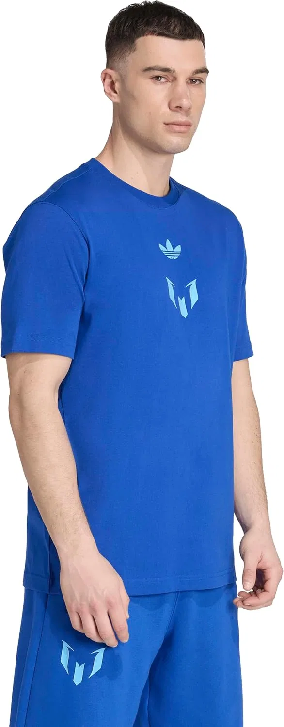 Футболка с принтом Messi, adidas, Team Royal Blue, Regular Fit — фото 3
