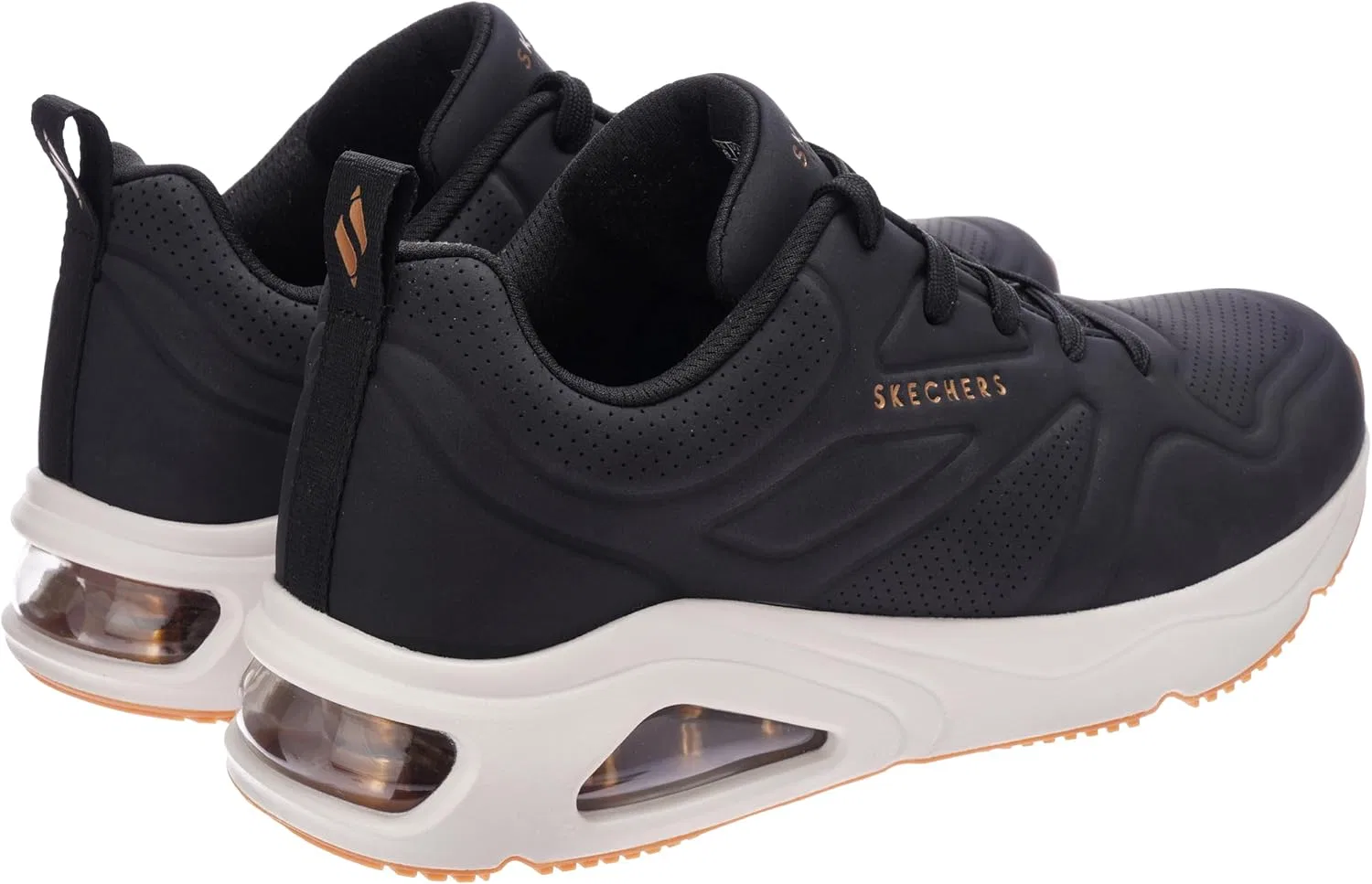 Мужские кроссовки SKECHERS Tres-air UNO, Black — фото 2