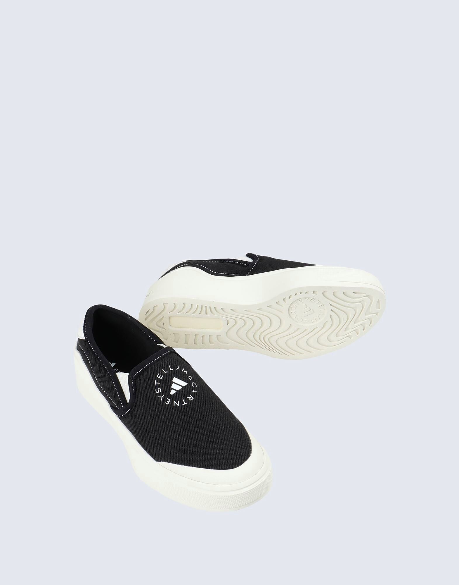 Кроссовки Adidas By Stella Mccartney Court Slip On Shoes Adidas By Stella Mccartney, черный — фото 2