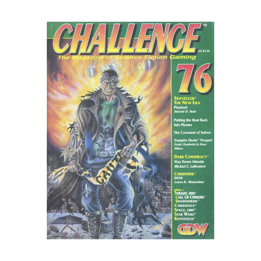 

Журнал #76 "Vampire Fleets, Cyberpunk, Twilight - 2000", Challenge Magazine