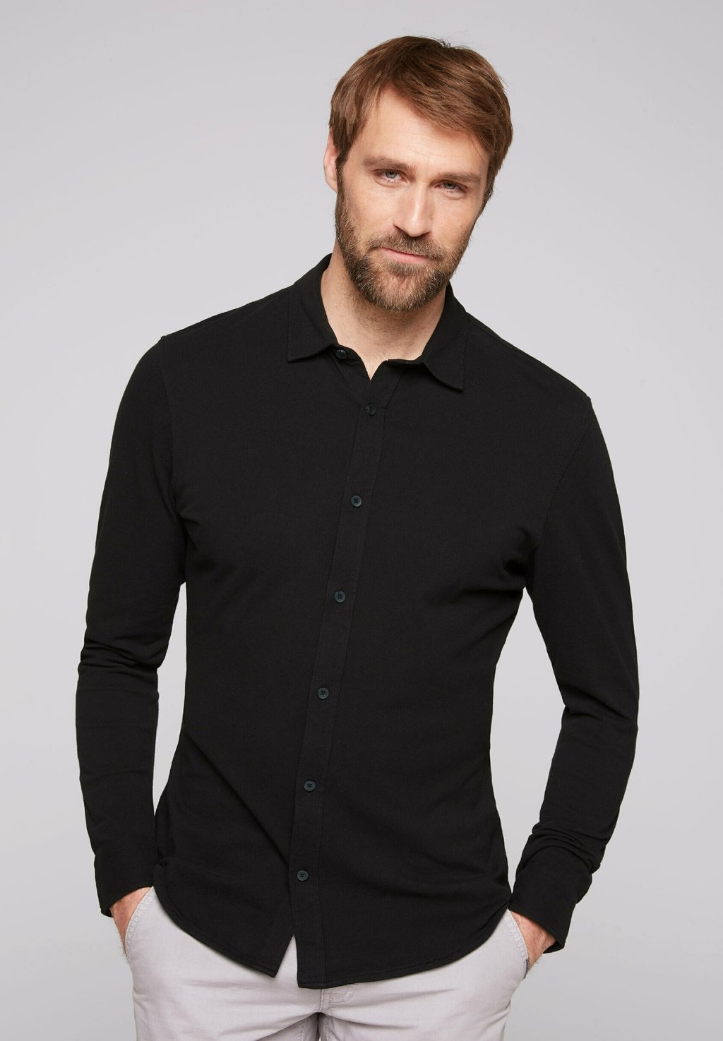 

Классическая рубашка OXFORD - Shirt Camp David, черный