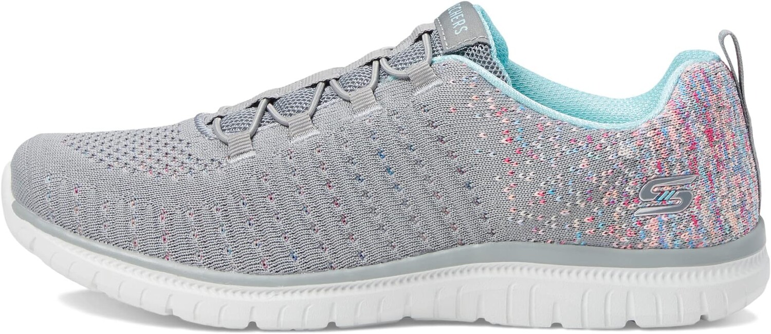 Кроссовки SKECHERS Virtue, цвет Gray Multi — фото 4