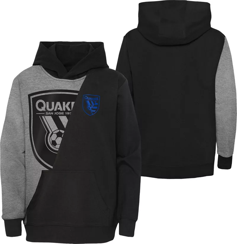 

Непревзойденный синий пуловер с капюшоном MLS Youth San Jose Earthquakes Outerstuff