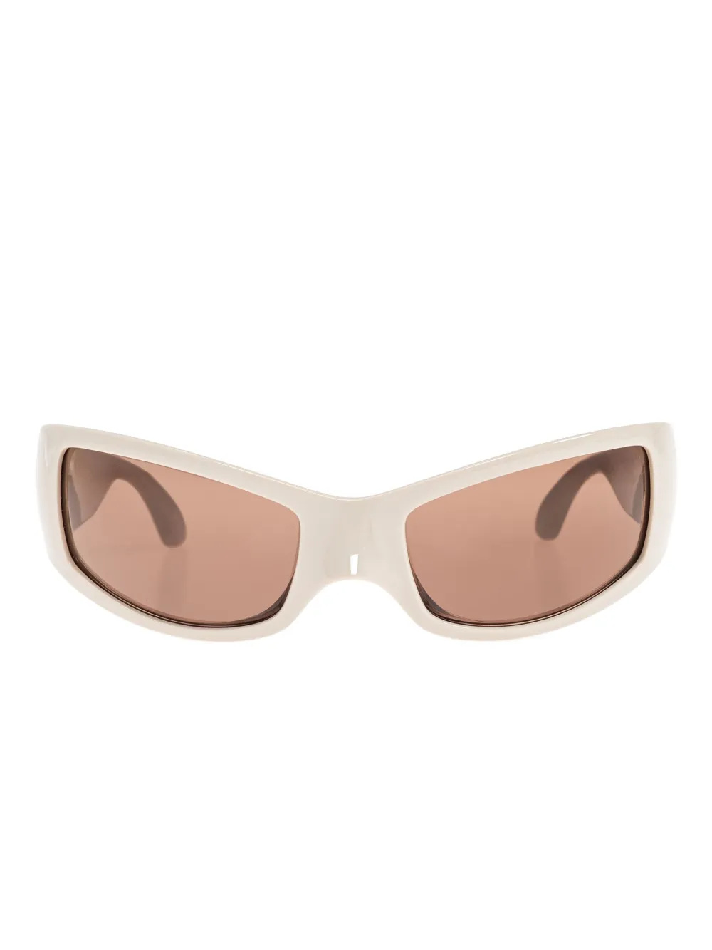 

Солнцезащитные очки в прямоугольной оправе Balenciaga, коричневый