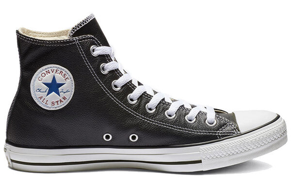 Кроссовки chuck taylor all star leather hi 'black' Converse, черный — фото 2